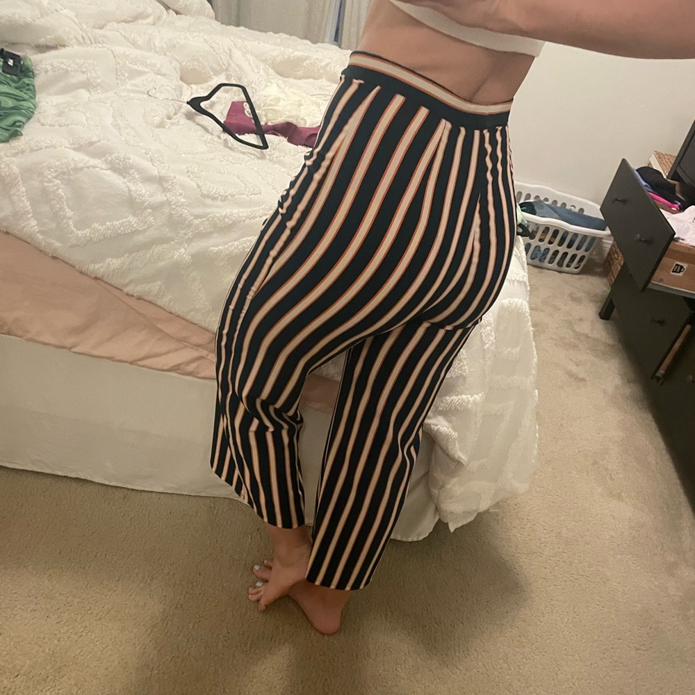 Green Striped crop pant from Revolve - Picture 3 of 5